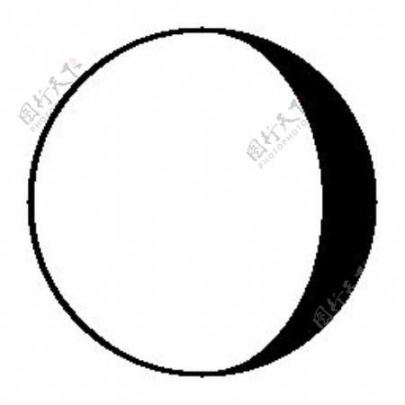黑白月亮图标集3