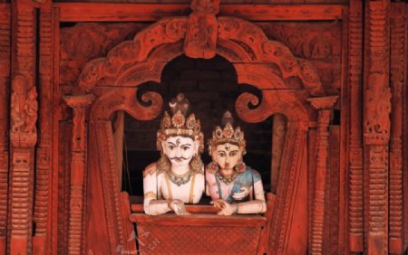 尼泊尔宗教雕刻艺术