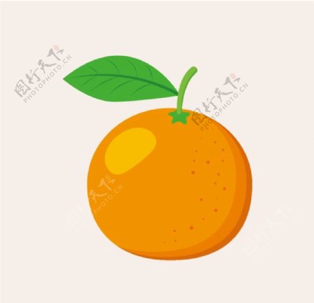 卡通橙子