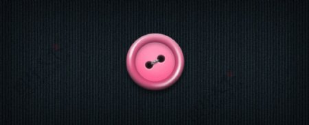 粉色的衣服纽扣icon图标