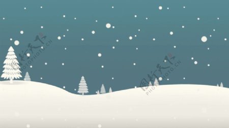 圣诞节主题背景动画素材5