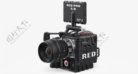 红色史诗摄影相机数码模型