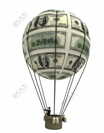 热气球美元
