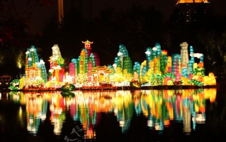 翠湖夜景文化