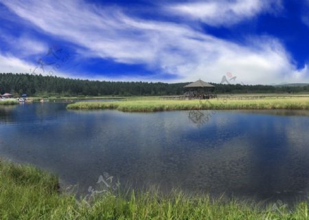 塞罕坝七星湖风景