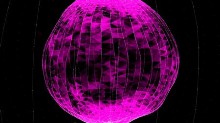 紫色几何动态背景视频素材