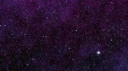 静谧的紫色星空背景动态视频素材