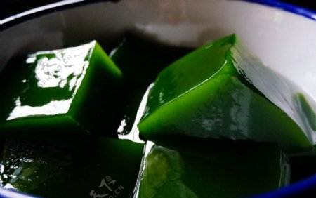 绿色豆腐