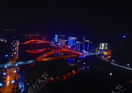 宜宾戎州大桥夜景