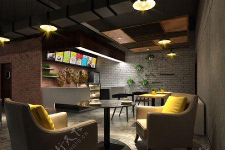 网咖茶饮区设计方案