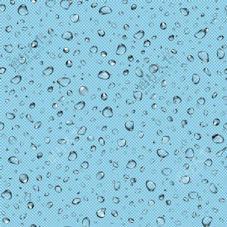 漂亮密集水滴免抠png透明图层素材