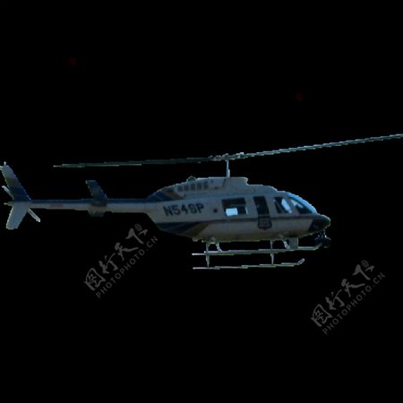 高空飞行的军用直升机免抠png透明素材