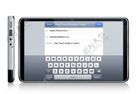 iPad2的郵件頁面
