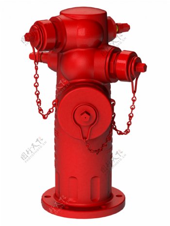 红色漂亮消防栓免抠png透明图层素材