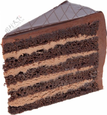 黑色蛋糕免抠png透明图层素材