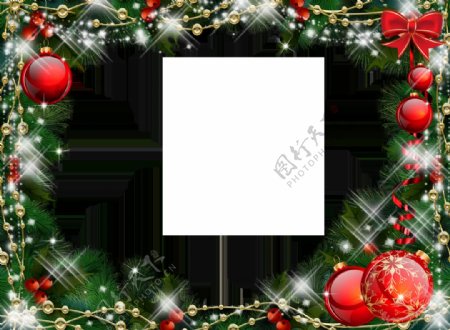 圣诞花边素材免抠png透明图层素材
