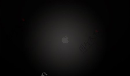 apple黑色壁纸logo设计