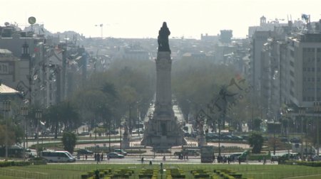 庞巴尔侯爵广场葡萄牙里斯本