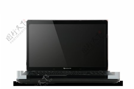 黑色笔记本电脑免抠png透明图层素材