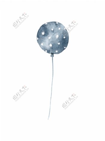 斑点气球装饰素材
