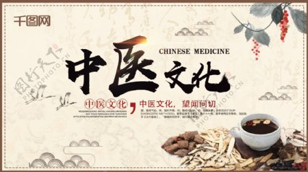 中国风中医文化古典医疗展架