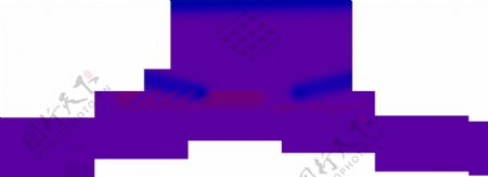 创意紫色线条舞台png元素素材