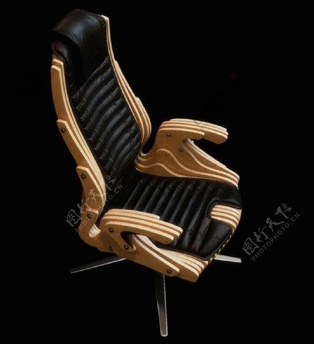 木质结合的概念办公室椅子jpg
