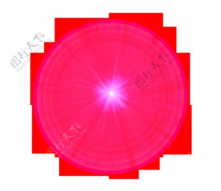 红色激光png元素