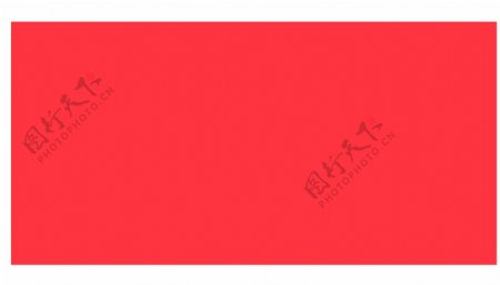 中国红色窗纹花纹PNG元素