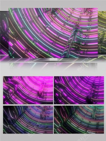紫色旋涡光束高清视频素材