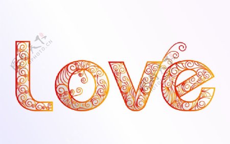 LOVE创意字体