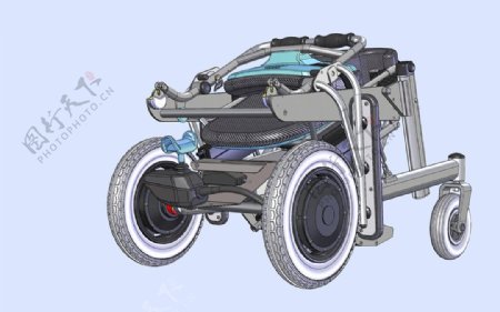 3d建模创意的轮椅jpg素材