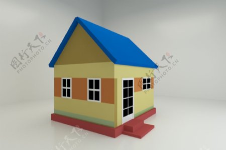 房子3D模型效果图