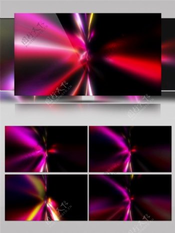 紫色抽象光束动态视频素材
