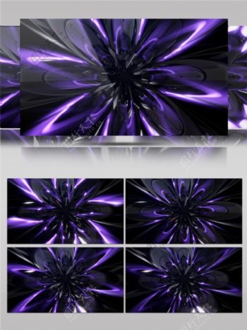 紫色环绕光束动态视频素材