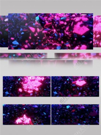 紫色光束宇宙动态视频素材