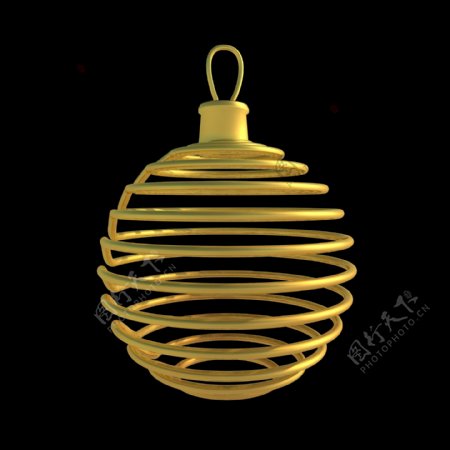 圣诞节双十一装饰金色彩球
