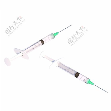 针头针管注射剂医疗设备2.5d