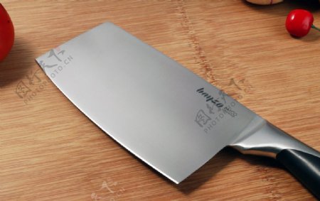 不锈钢菜刀厨房高清摄影