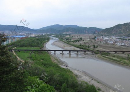 鸭绿江桥全景