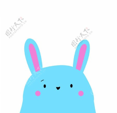 蓝色兔子