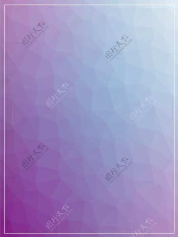 原创几何低多边形蓝紫简约浪漫渐变背景素材