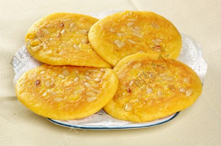 松仁玉米饼