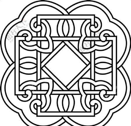 蒙古图案蒙古元素蒙古边框