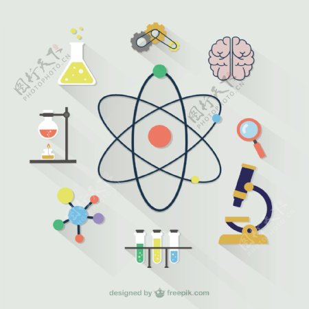 化学和科学图标