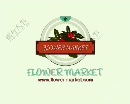 花卉商场标志