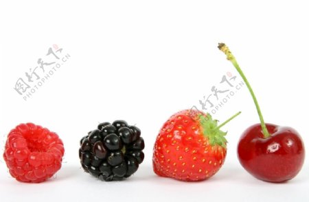草莓水果新鲜绿色健康