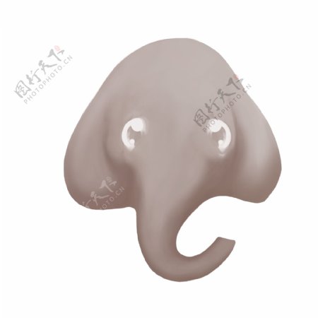 小象大象象卡通原创手绘简洁简约可爱通用
