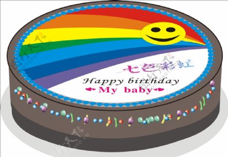 生日蛋糕图片卡通蛋糕