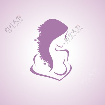 女性美容美体塑形logo标志